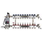 Смесителен модул с помпа Wilo и колектор с 10 кръга за подово отопление