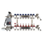 Смесителна единица с Wilo помпа и колектор с 8 кръга подово отопление