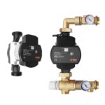 Blandningssats för golvvärme med pump